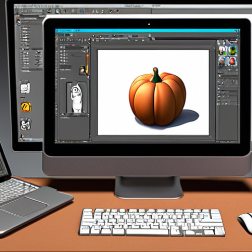 Home 8 **Cartoon character creation tools**: A digital artist's workspace featuring animation software on a computer screen, a Wacom graphics tablet with a stylus, and various digital art supplies, showcasing the essential tools for creating cartoons.
